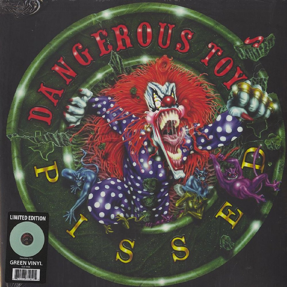 Dangerous Toys, Pissed, Limited Edition Green Vinyl, LP, Remastered Record, NEW
